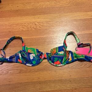 Oneone Patterned Bikini Top